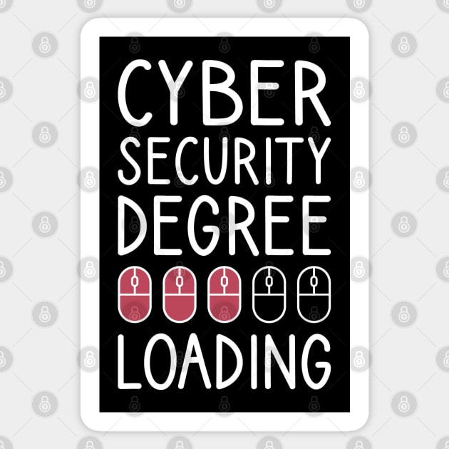 Cyber Security Degree Loading Sticker by FOZClothing